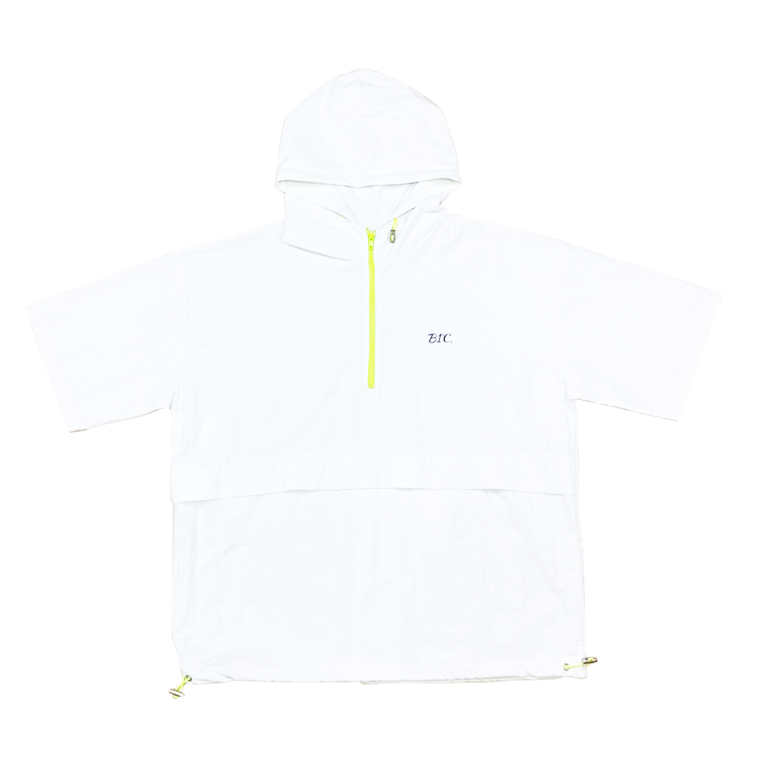 B1℃(B one do C) Signature White Hood Short Anorak