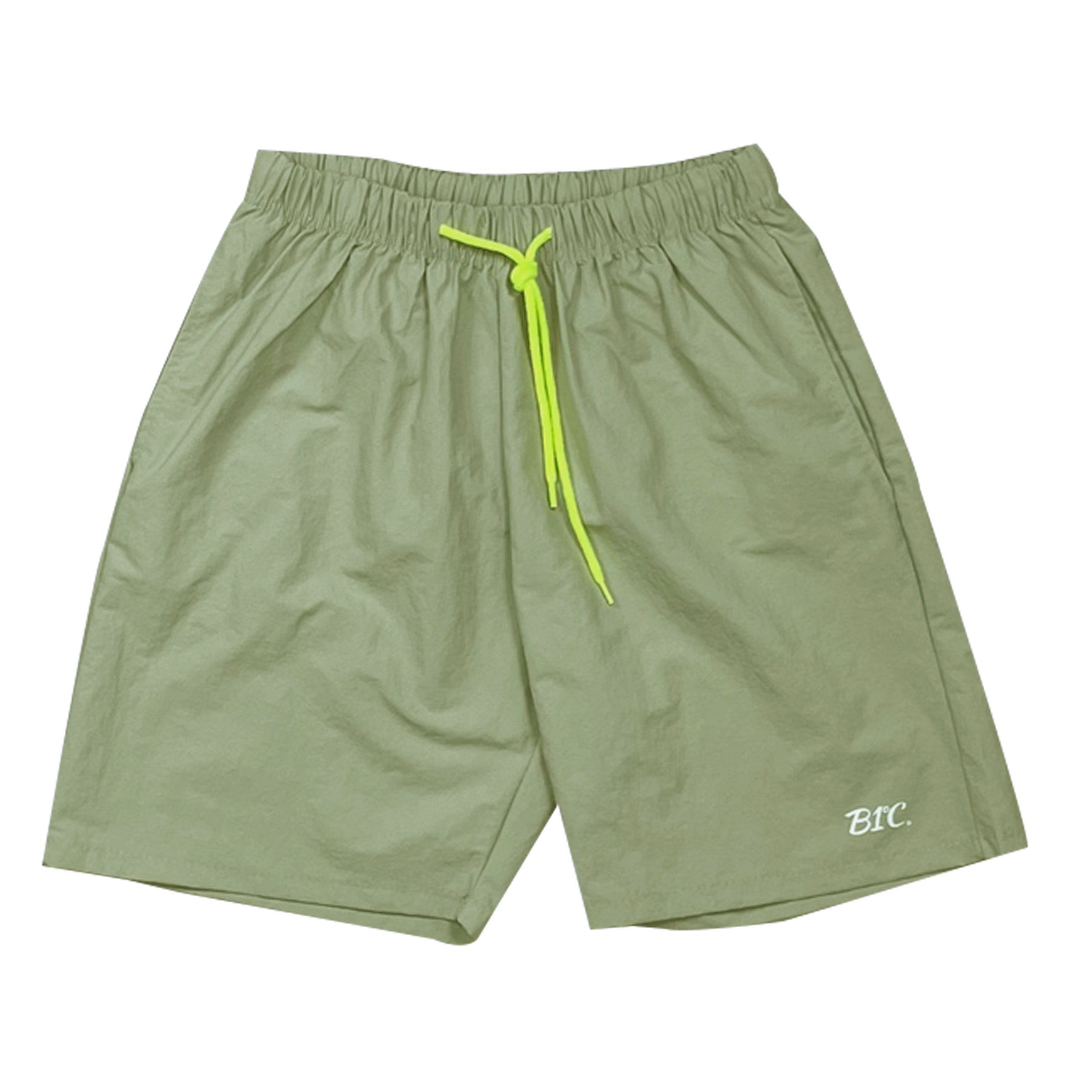 B1℃(B one do C) Signature Light Green Anorak Short Pants